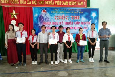 Phòng Giáo dục và Đào tạo huyện Krông Bông tổ chức cuộc thi Khoa học kỹ thuật cấp huyện năm 2020