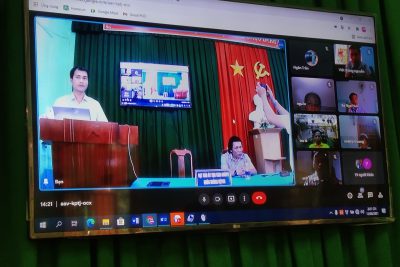 Phòng Giáo dục và Đào tạo huyện Krông Bông tổ chức Hội nghị trực tuyến cán bộ CNTT cấp THCS